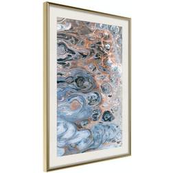 Arkiio Affisch Sienna Blue Marble [Poster] 40x60 Poster